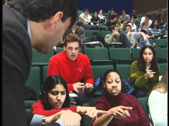 Eric Mazur shows interactive teaching